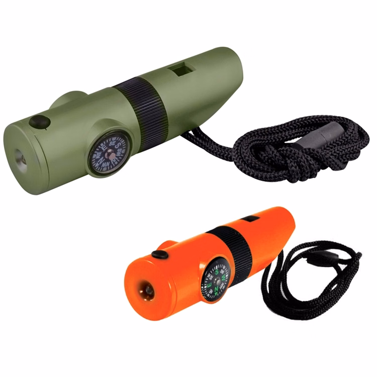 Survival Whistle with Compass