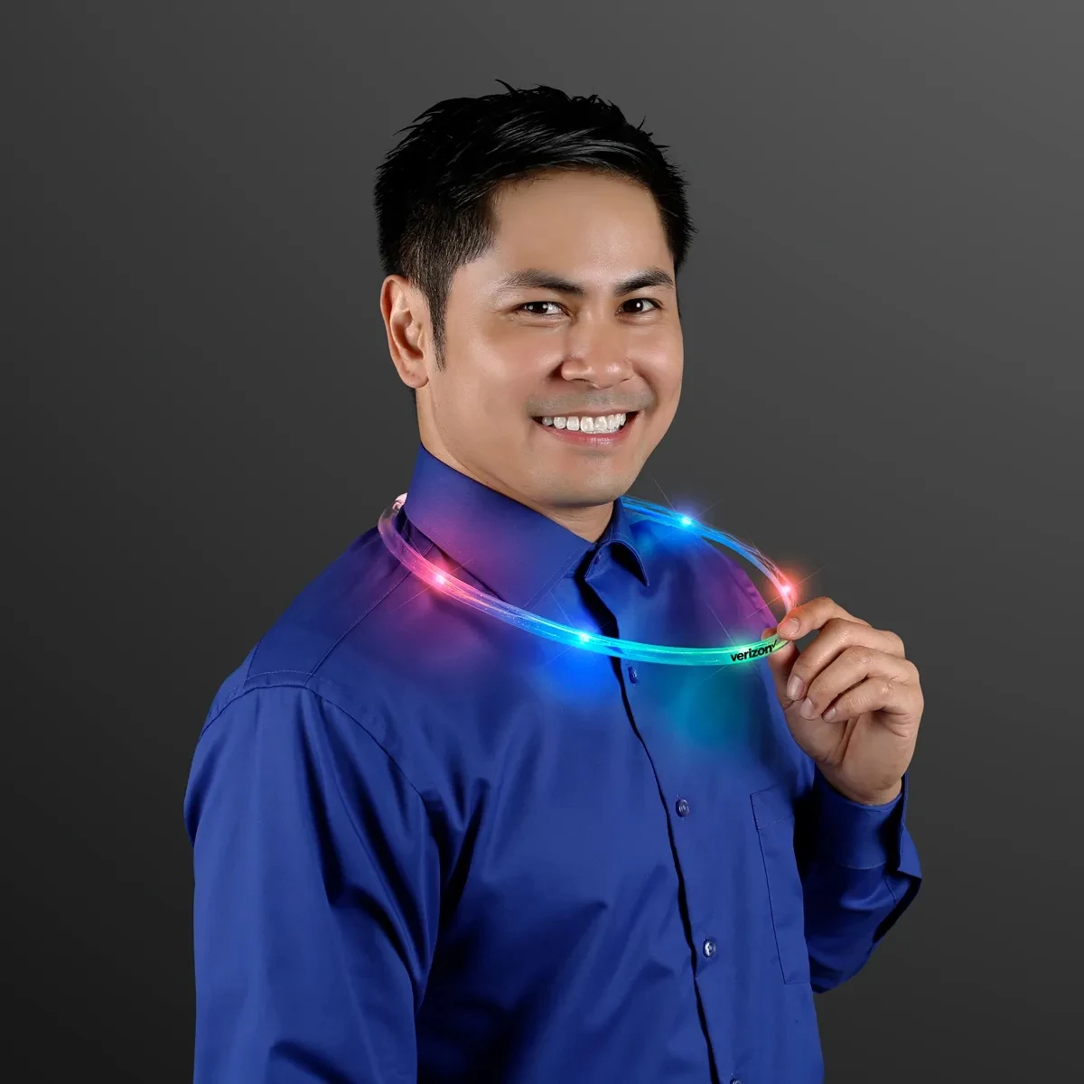 Light Up Flashing Multicolor Tube Necklaces 1