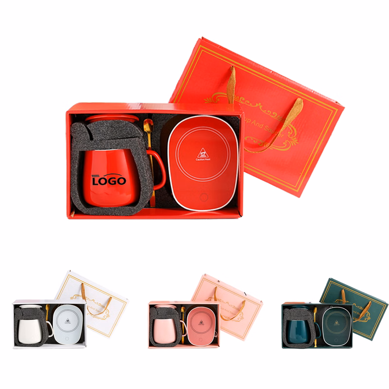 Heated Mug Mat And Cup Set