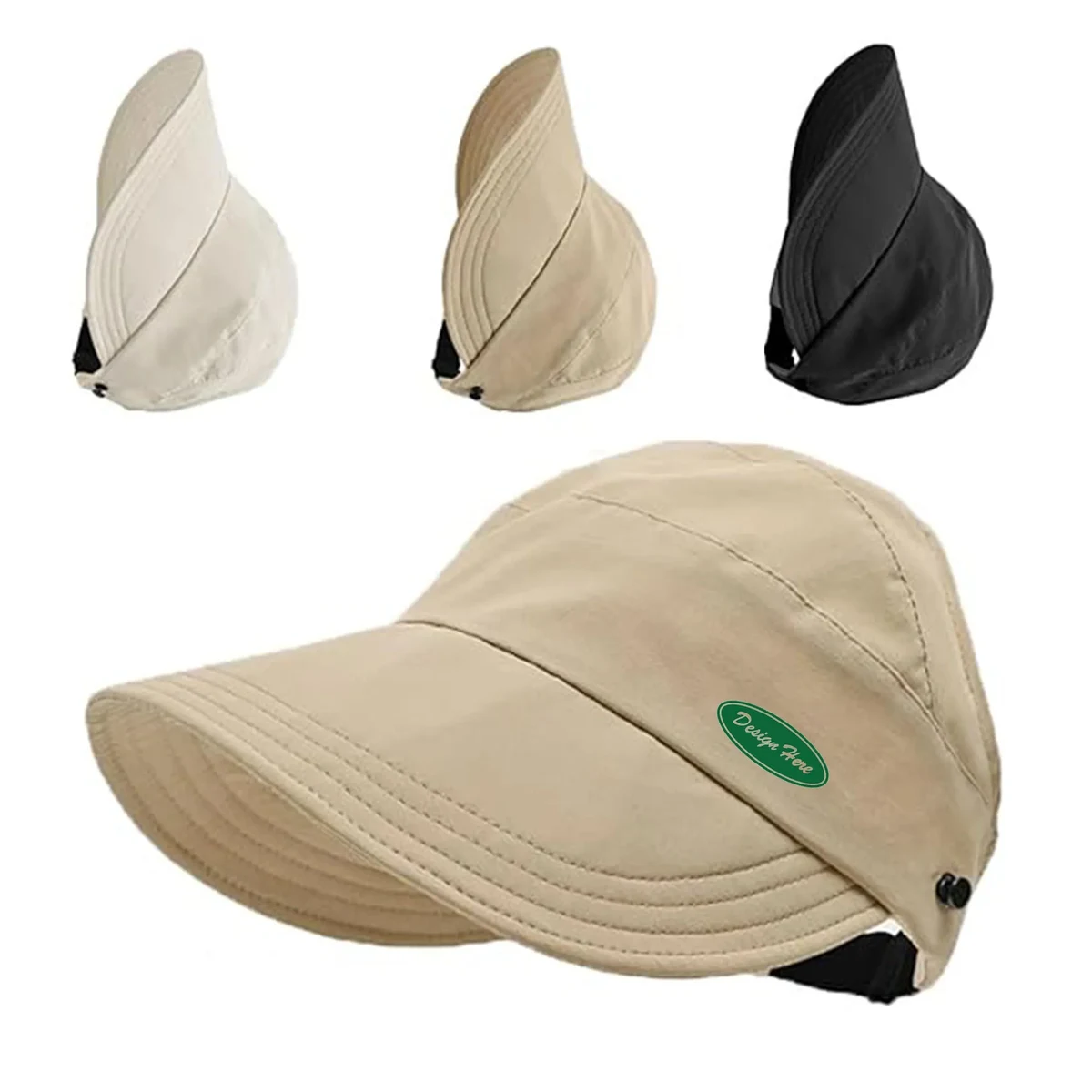 Adjustable Ponytail Sun Cap 1