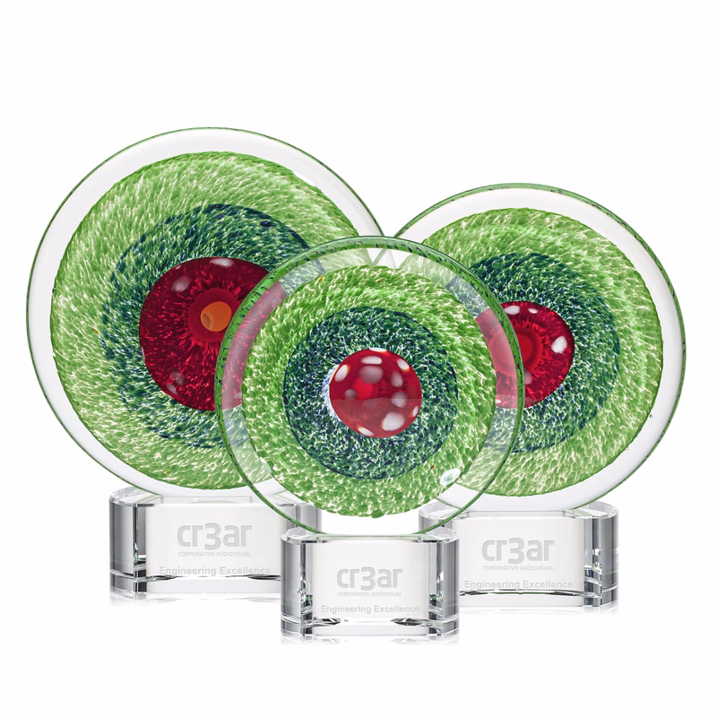 On Target Award on Clear Base
