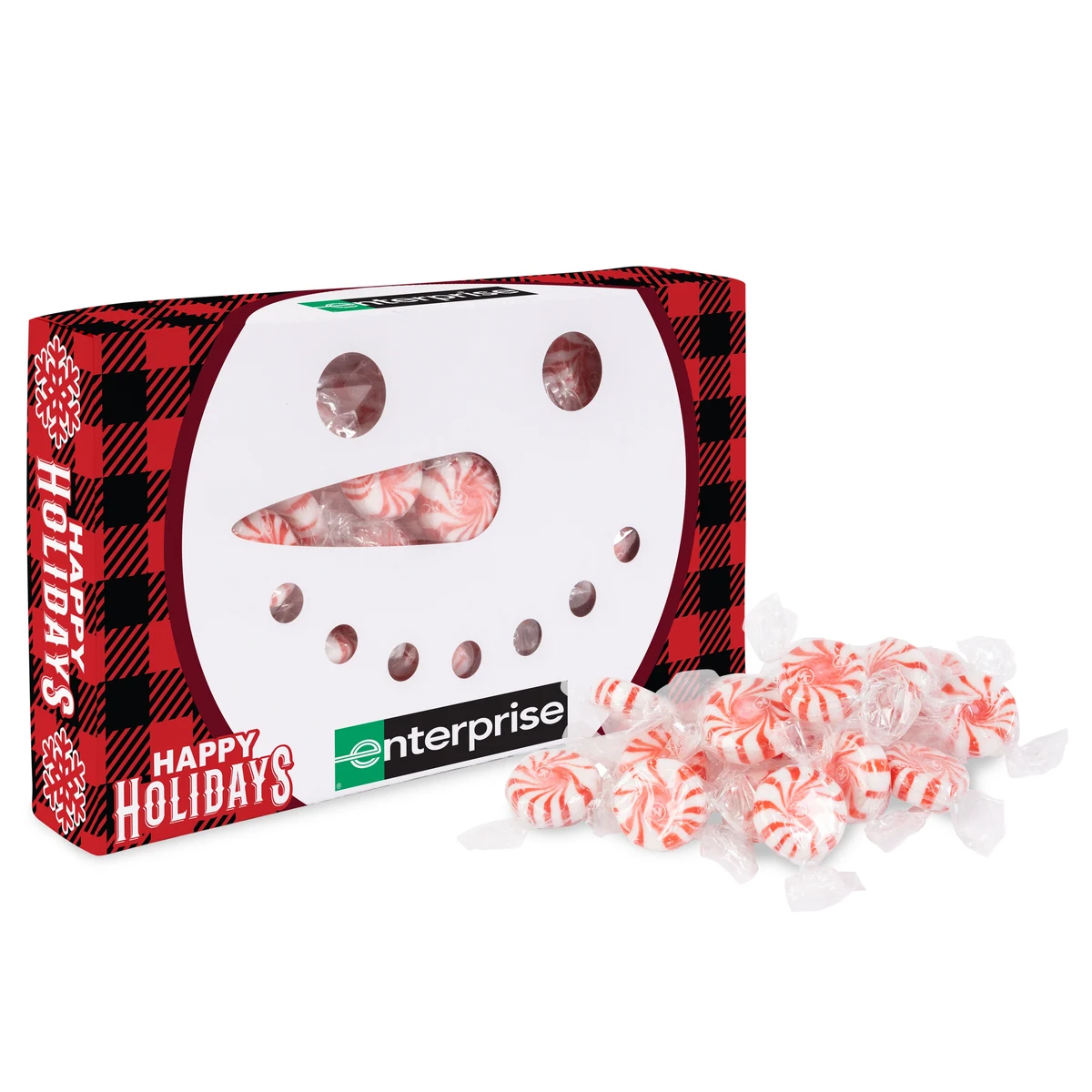 Snowman Die Cut Box with Starlight Mints 1