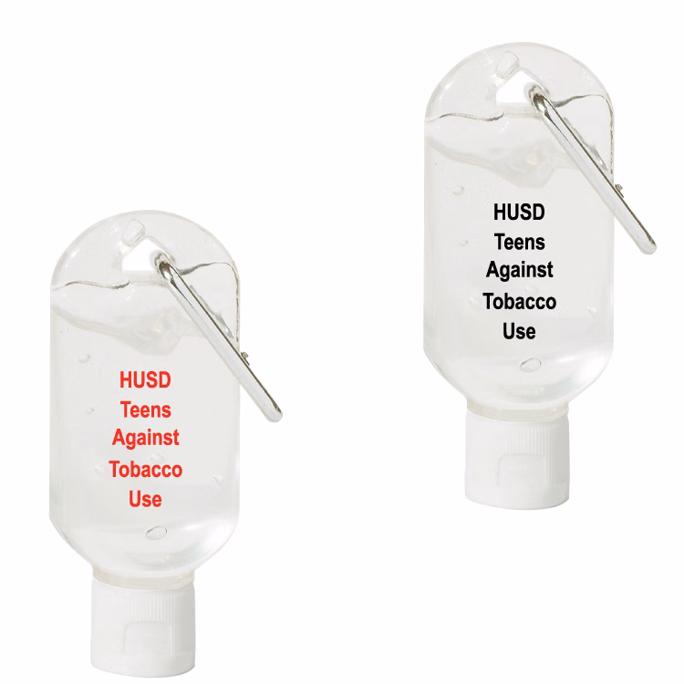 1.7 oz Hand Sanitizer with Carabiner Clip - 75% Alcohol