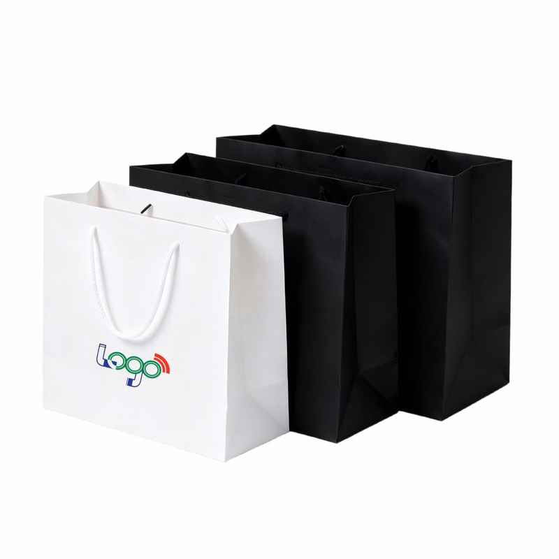 Custom Full Bleed Foil Stamped Cardstock Gift Bag