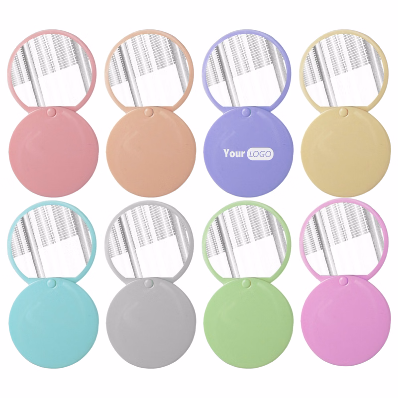Plastic Stylish Petal Compact Mirror
