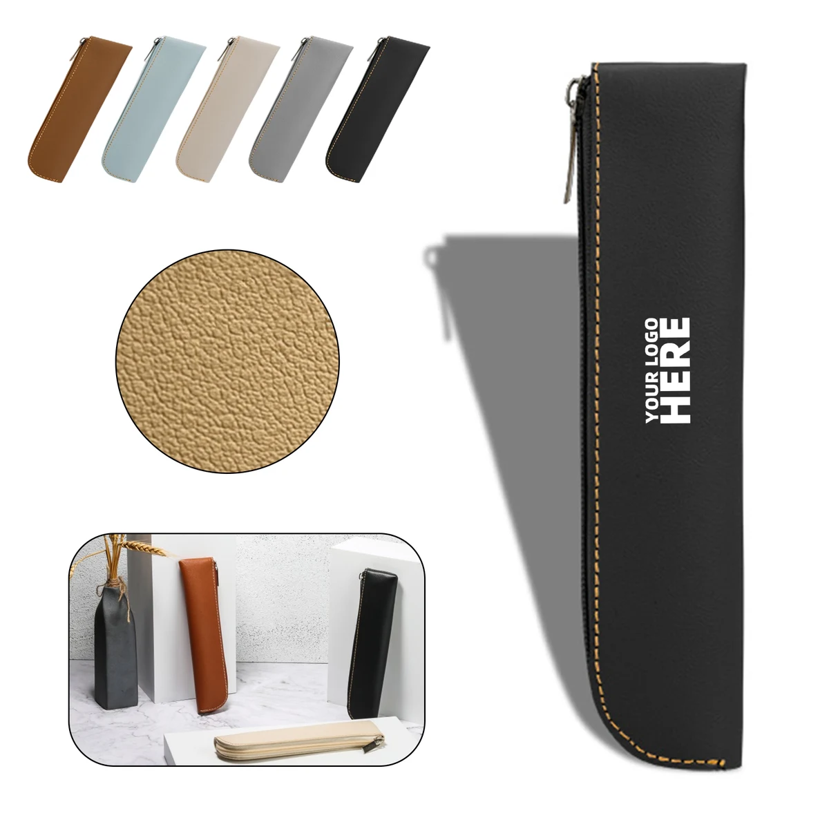PU Leather Small Pencil Pouch 1