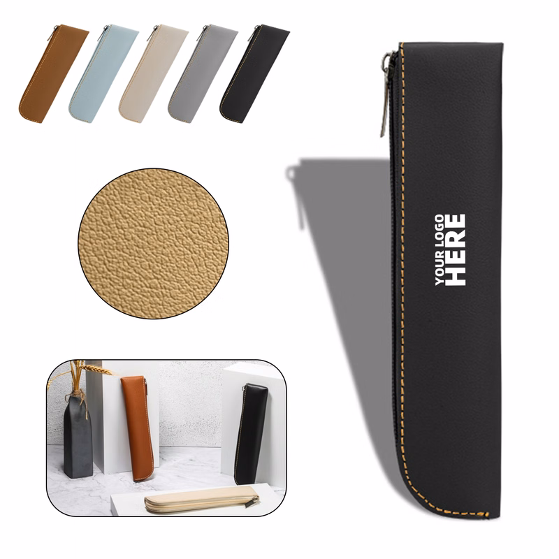 PU Leather Small Pencil Pouch