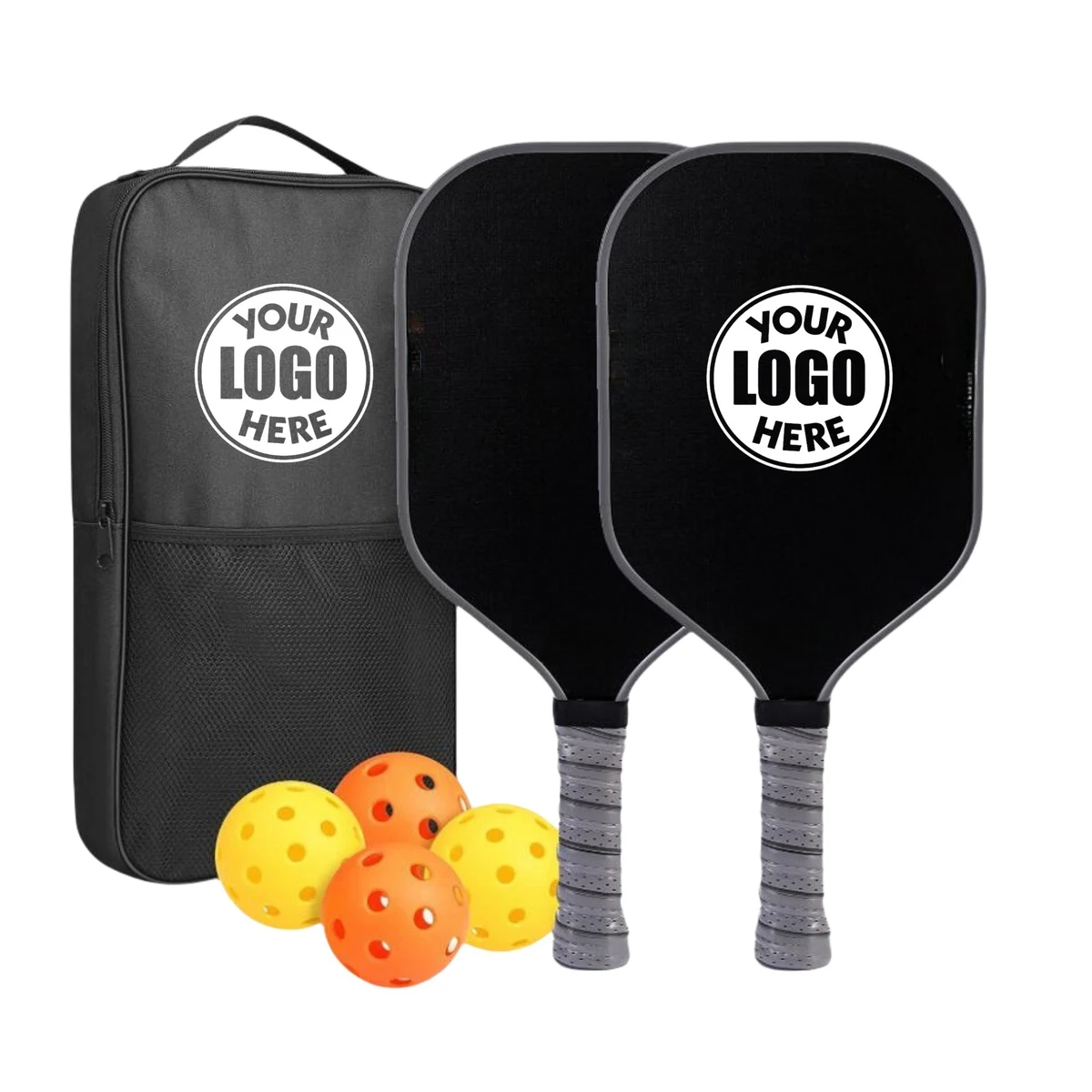 Custom Fiberglass Surface Pickleball Set 1
