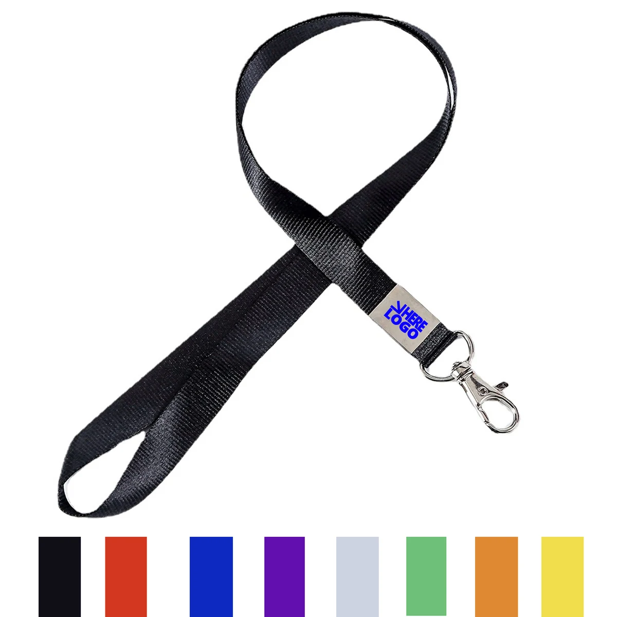 Heavy-Duty Name Badge Strap with Metal Clasp 1