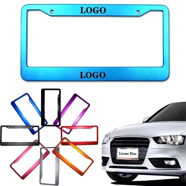 Custom Aluminum Car License Plate Frame 1