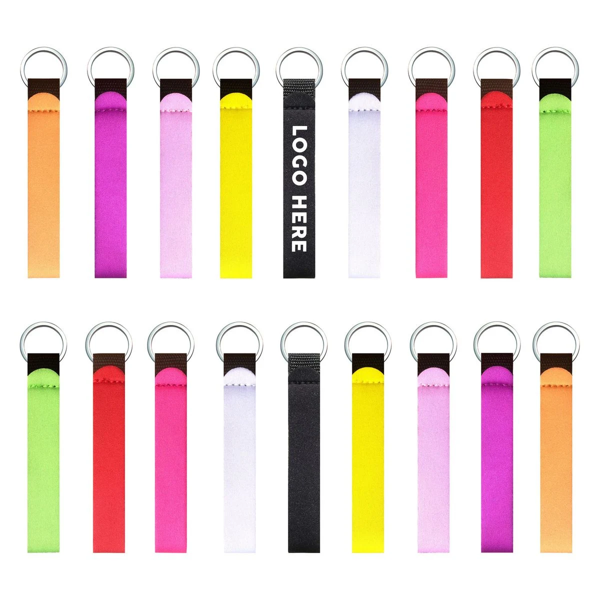 Neoprene Keychain Wristband 1