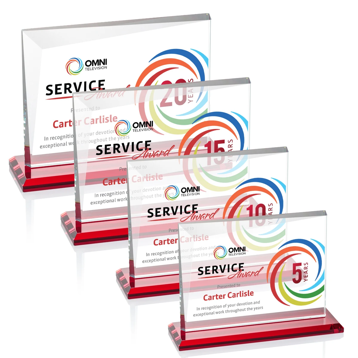 Mirela VividPrint™ Award - Red 1