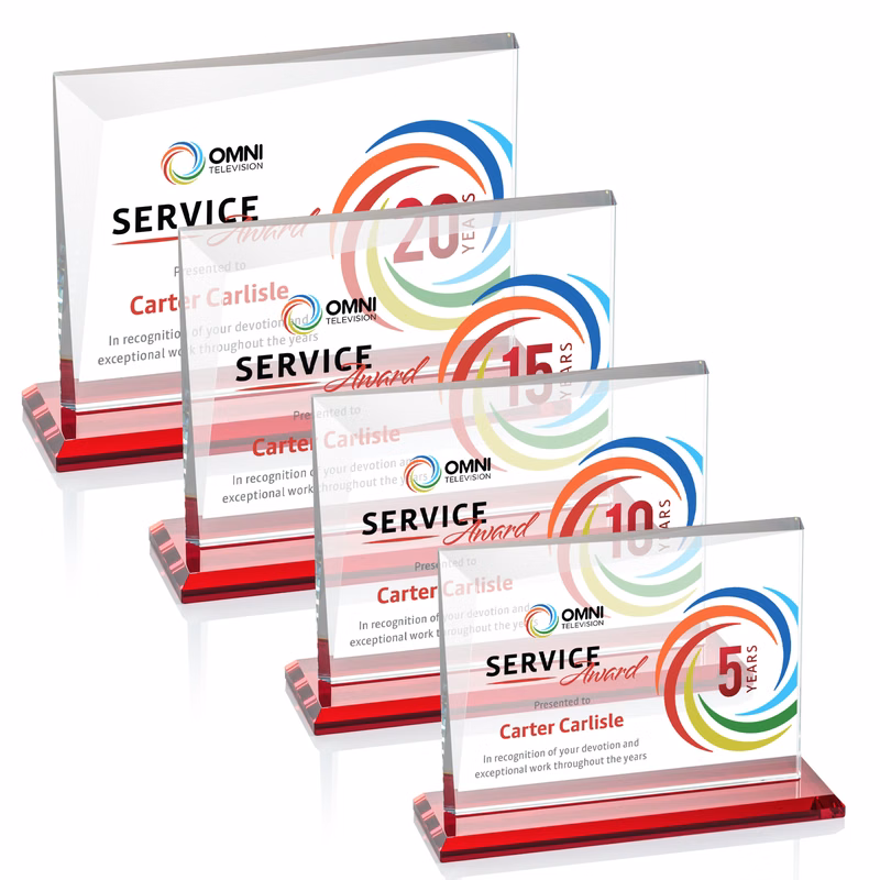 Mirela VividPrint™ Award - Red