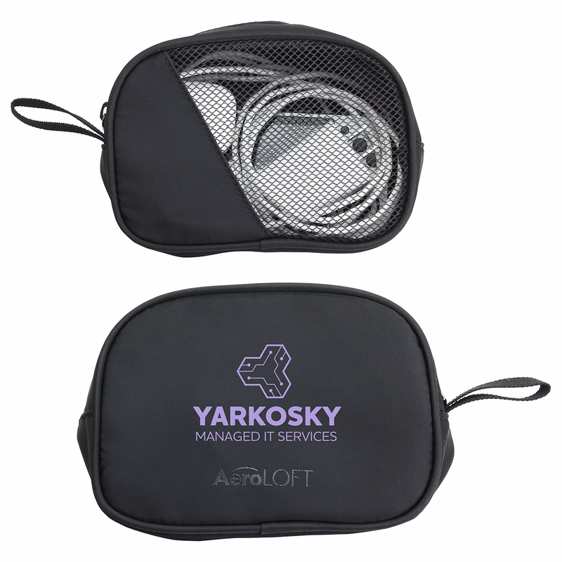 AeroLOFT® Jet Black Tech Organizer Mesh Pouch