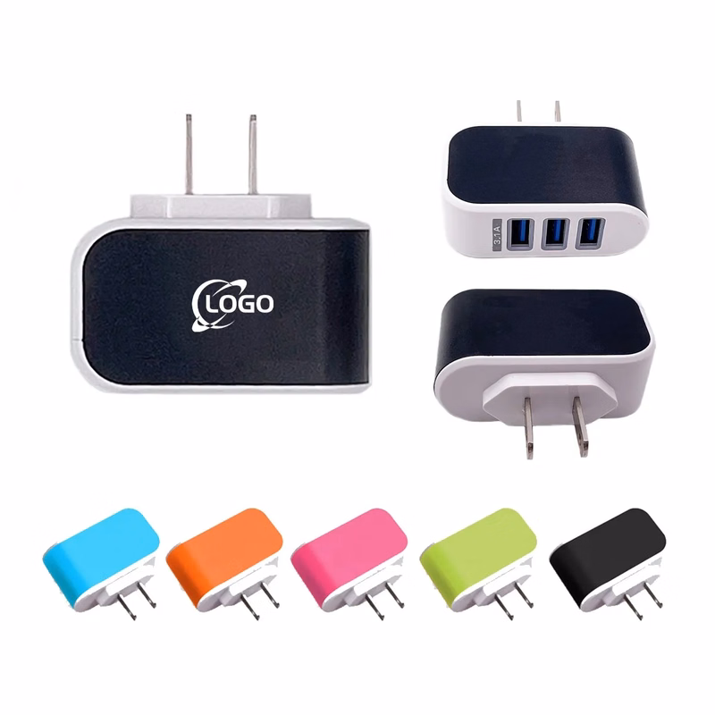 MOQ100 USB 3-Port Phone Charger