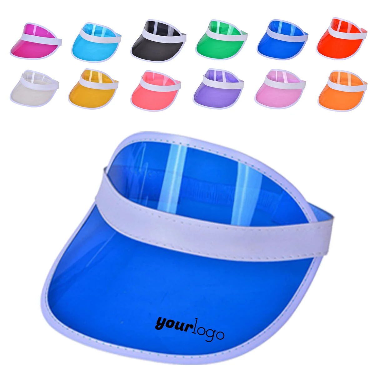 Clear PVC Outdoor Shade Visor 1