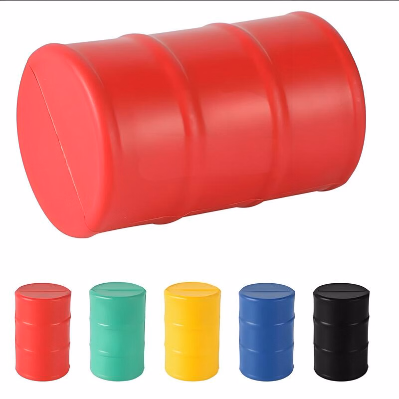 PU Foam Stress-Relief Oil Drum Toy