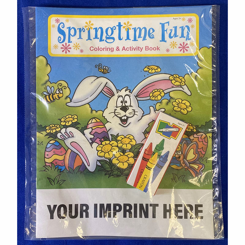 COLORING SET - Springtime Fun Coloring Book Fun Pack