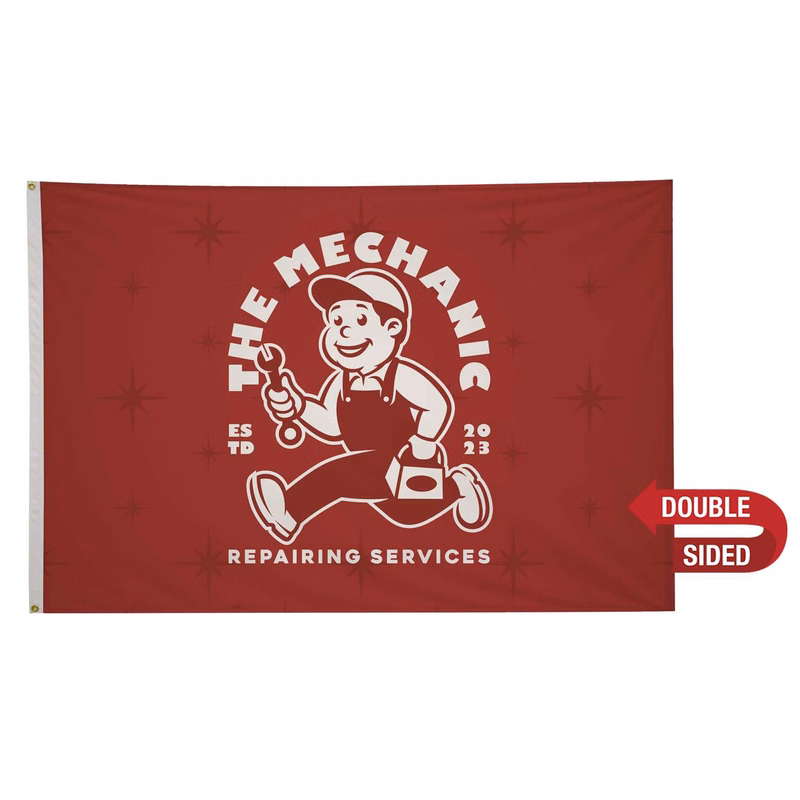 5' x 8' Nylon Flag Double-Sided
