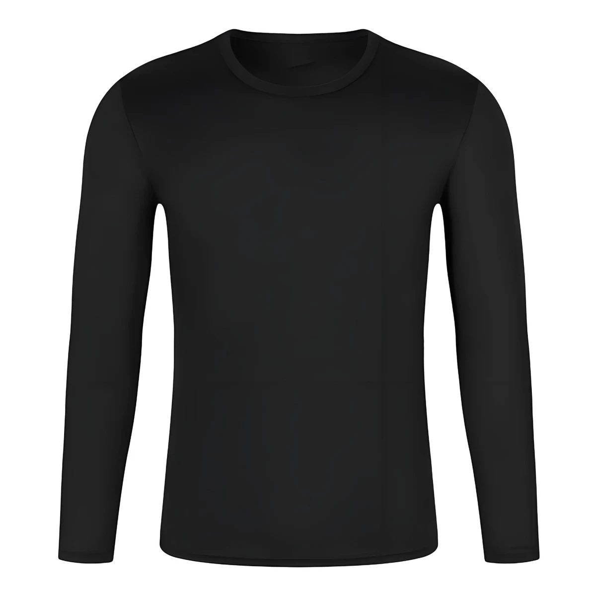 Custom Printed Moisture Wicking Round Neck Long Sleeve T-Shirt for Summer 1