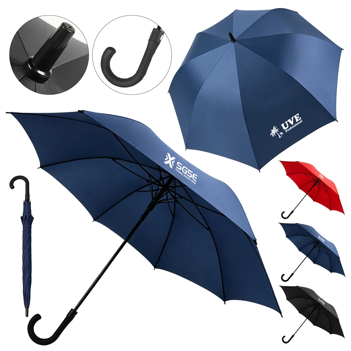 Wind Resistant Straight Pole Sports Umbrella 1