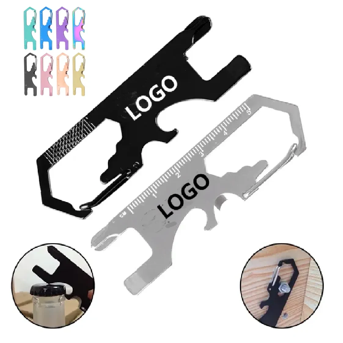 Multi Functional Bottle Opener With Mountaineering Buckle 1