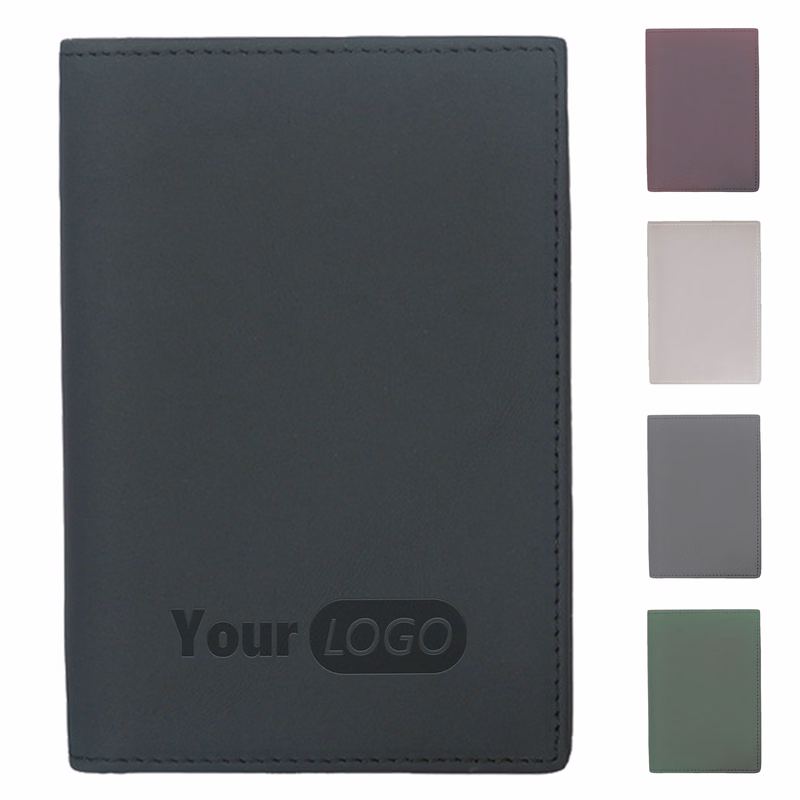Cowhide Passport Holder Travel Wallet