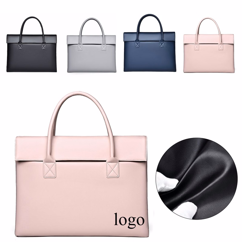 Elegant PU Leather Business Laptop Bag