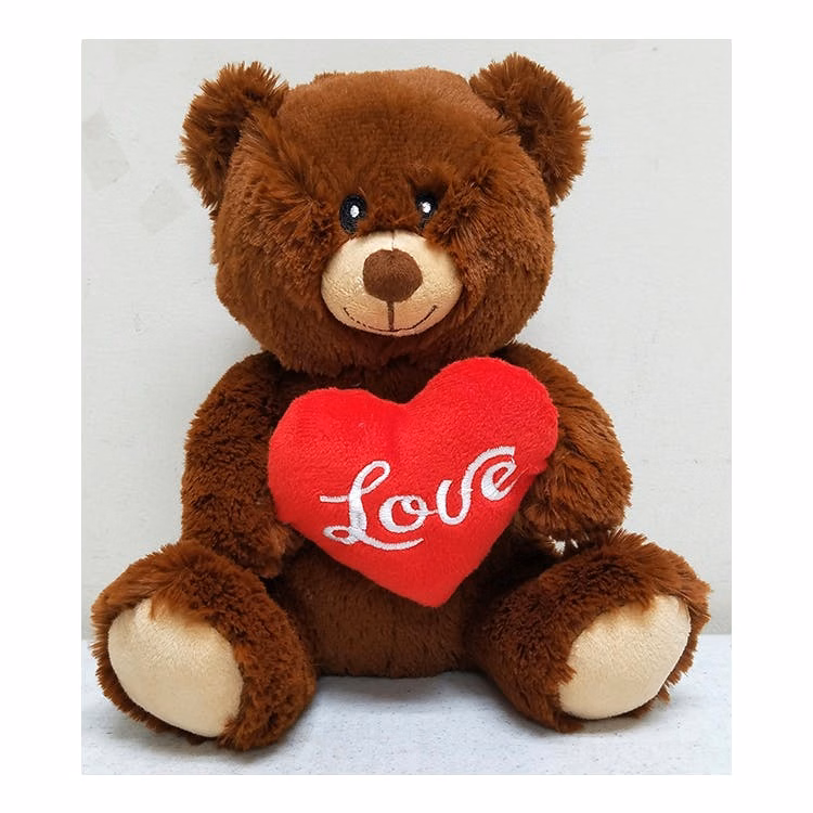 Valentine Bears - Brown 9"