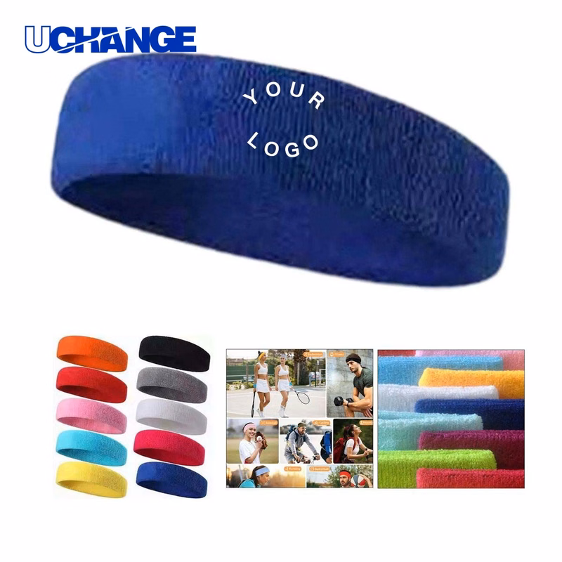 Elastic Cotton Headband Band for Fitness Training