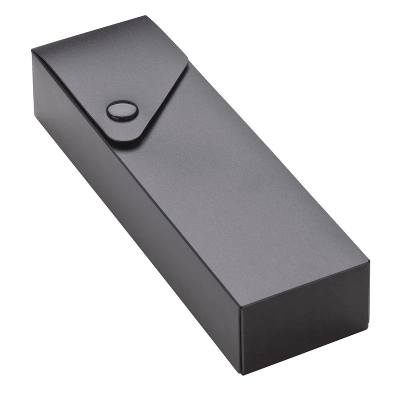 WCP11 - Black Rectangular Button Gift Box Black Rectangular Button Gift Box 1