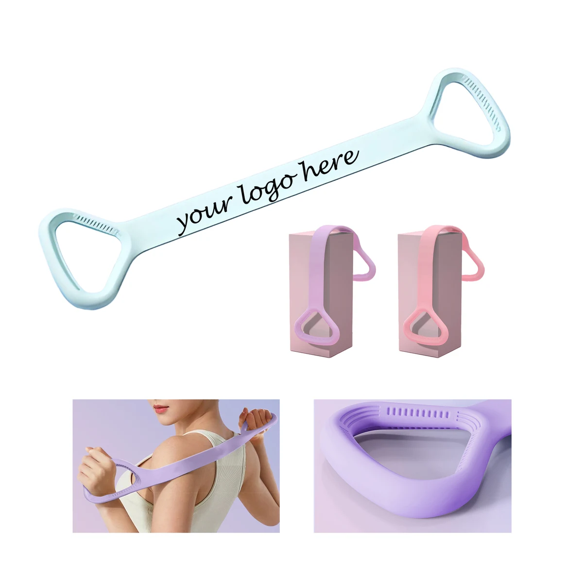 Compact Figure Eight Pull Strap for Full-Body Workouts 1