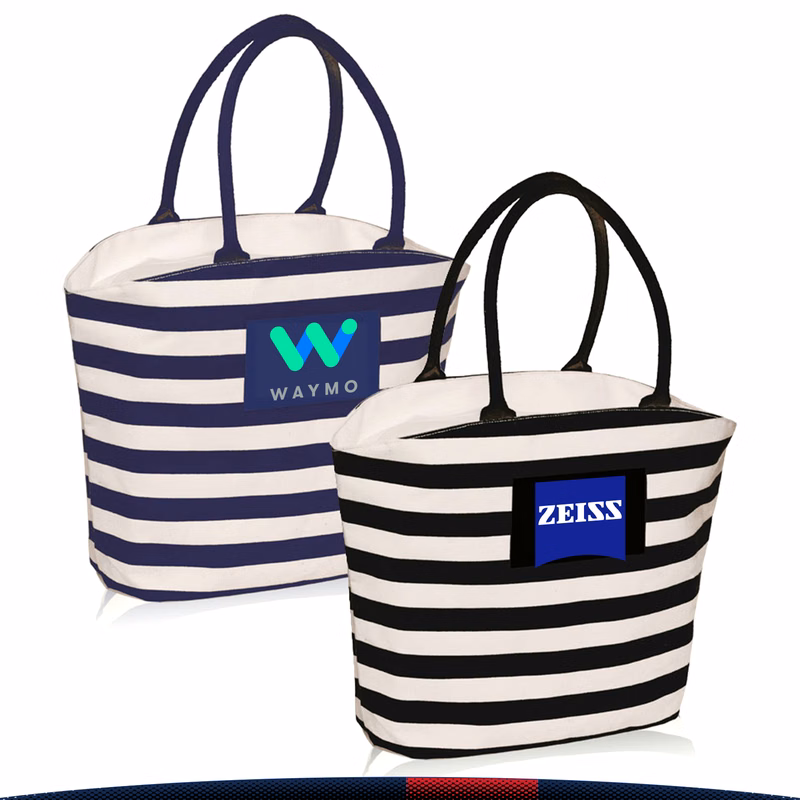 Ropa Striped Tote Bags