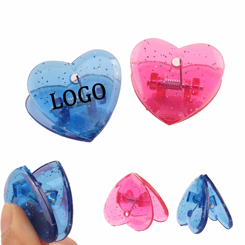 Plastic Love Heart Shape Snack Bag Clip