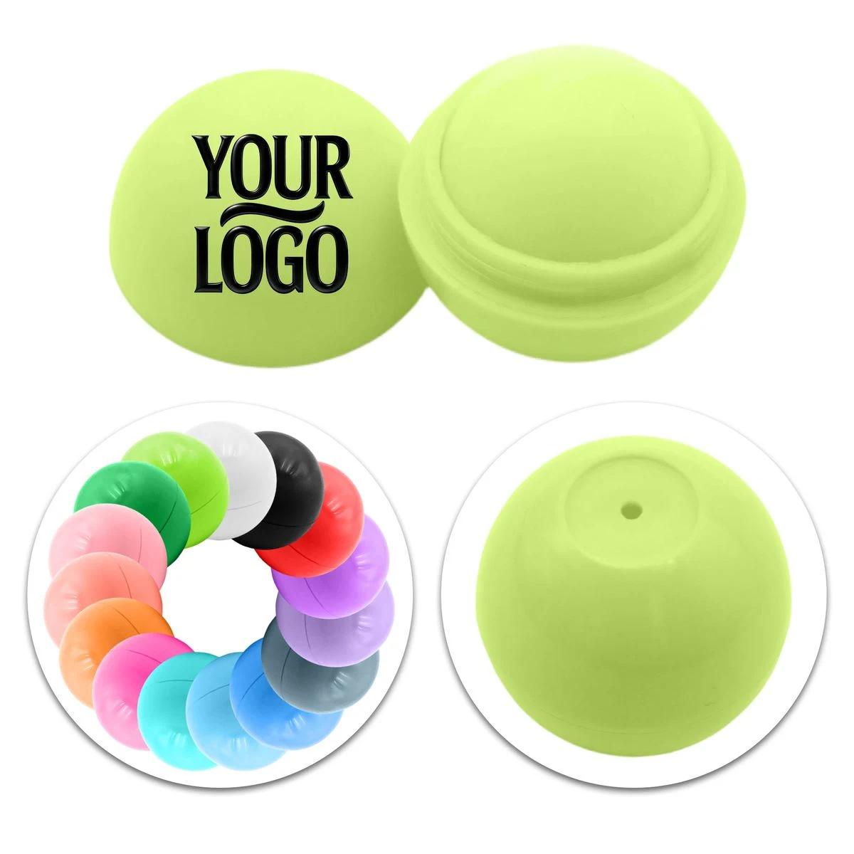 Custom Mini Spherical Lip Balm Pot 1