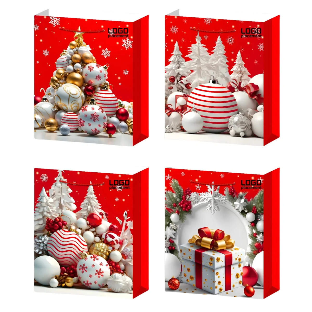 Christmas Gift Bag - Ornament Design For Holidays 1