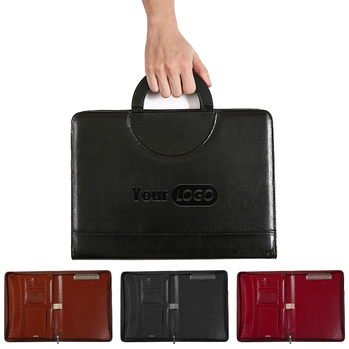 Pu Multi Functional Business Handheld File Pack 1
