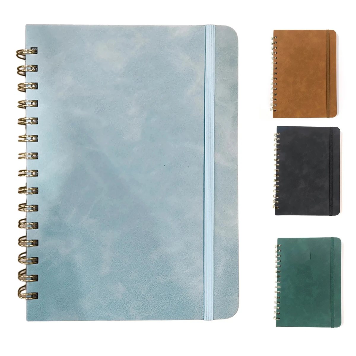 A5 Elastic Closure Spiral Notebook 1