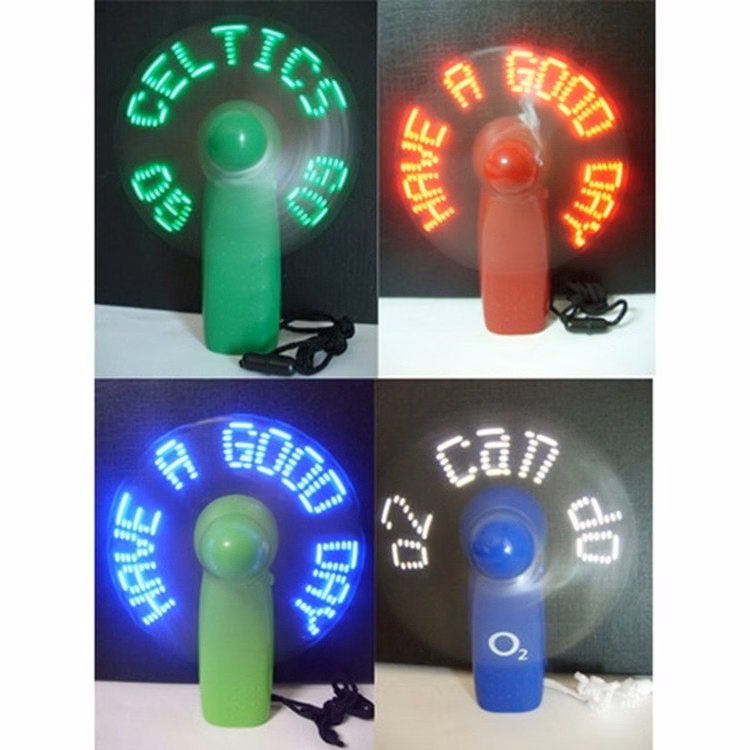 Light Up Message Fan