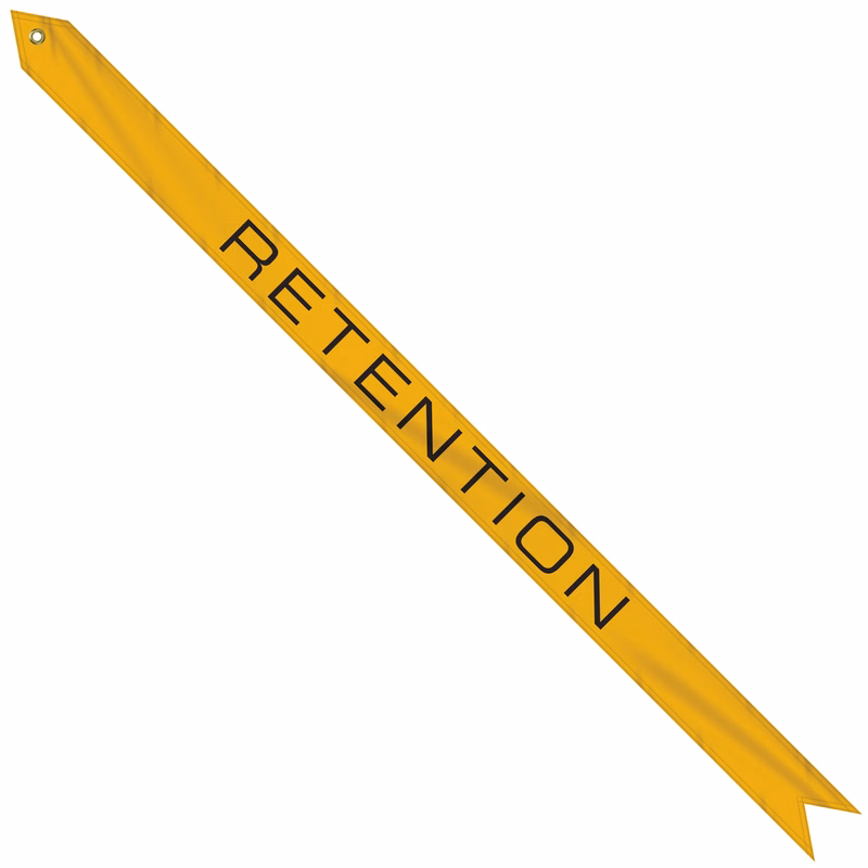 2 3/4" x 48" Custom Printed Nylon Streamer