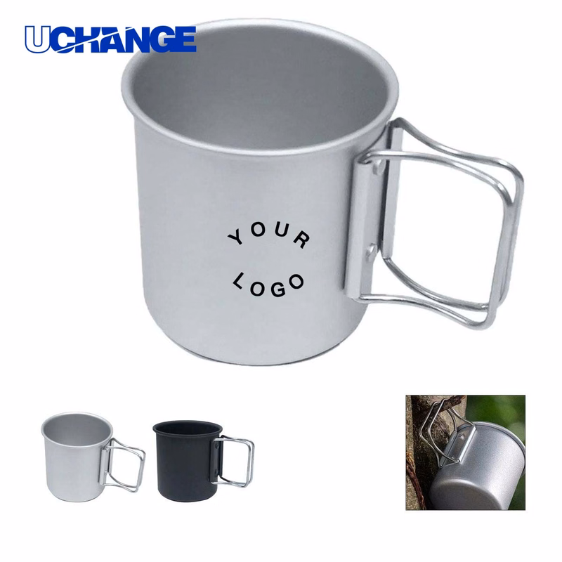 Aluminum Drinking Cup Drinkware with Compact Portable Design