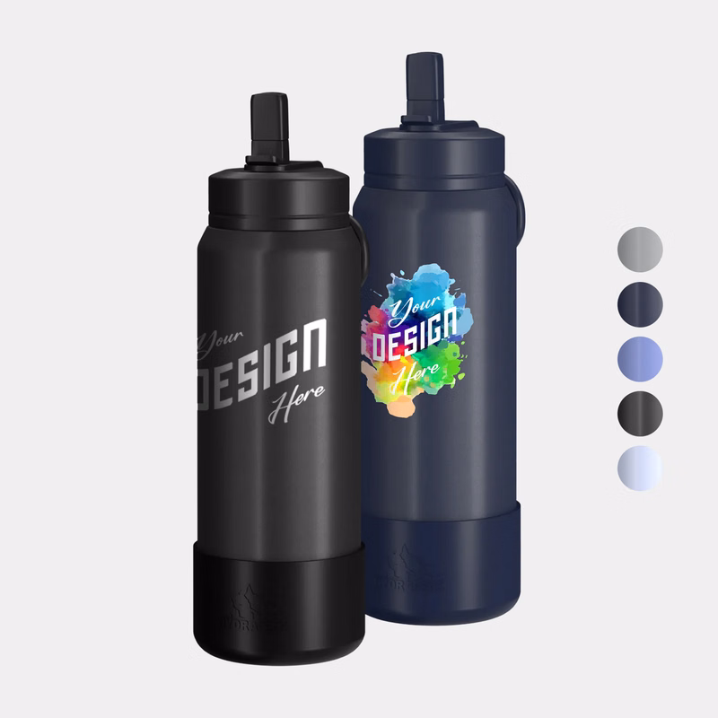 26 oz Hydrapeak® Stainless Steel Insulated Sport Straw Water Bottle