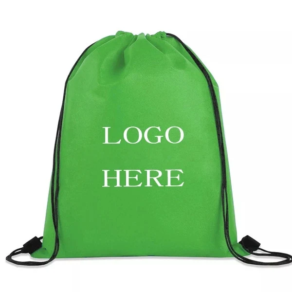 Non-Woven Drawstring Backpacks - 16.5 " x 13 " 1