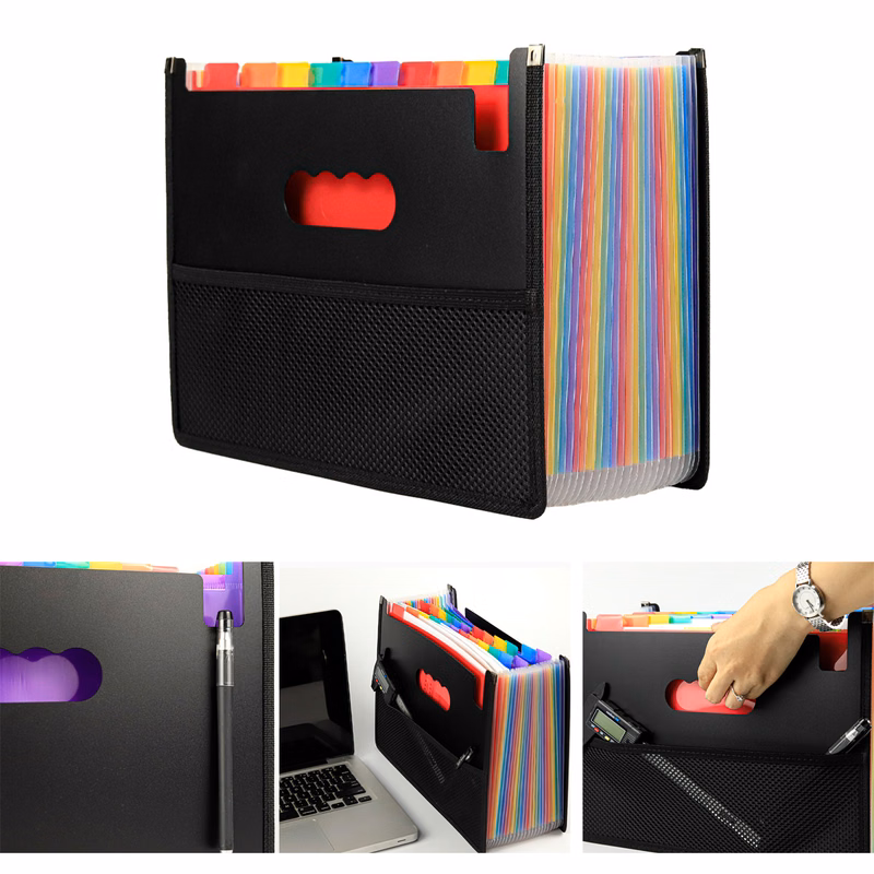 24 Pocket Expanding File Folder