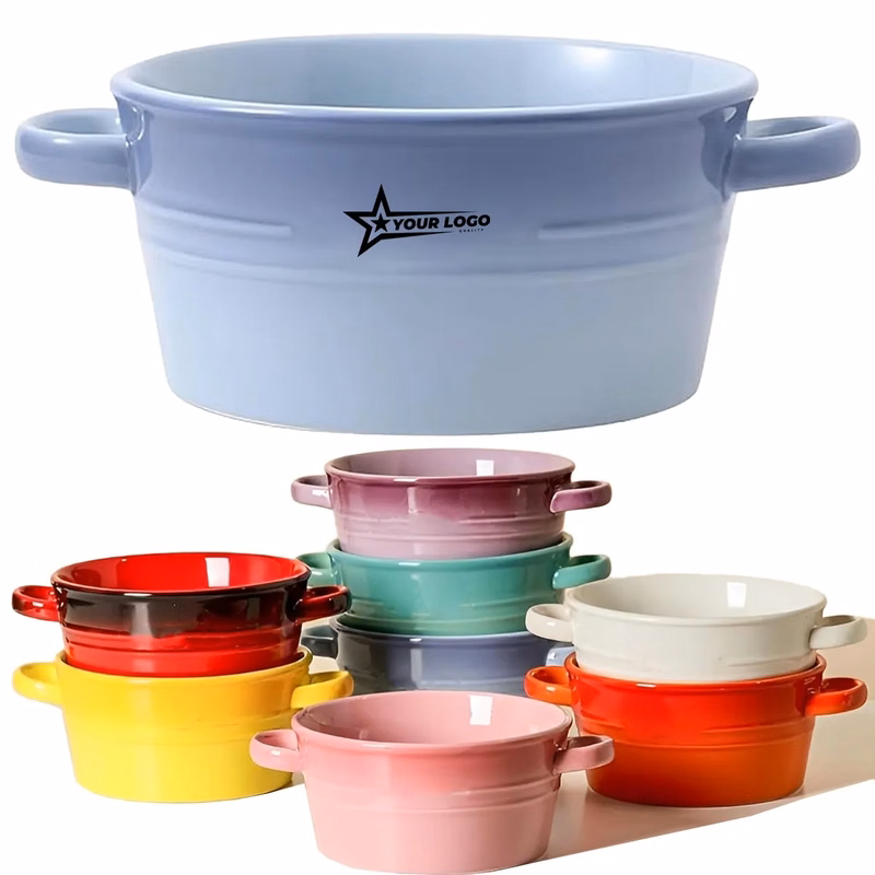Ceramic Ramen Bowl With Handle