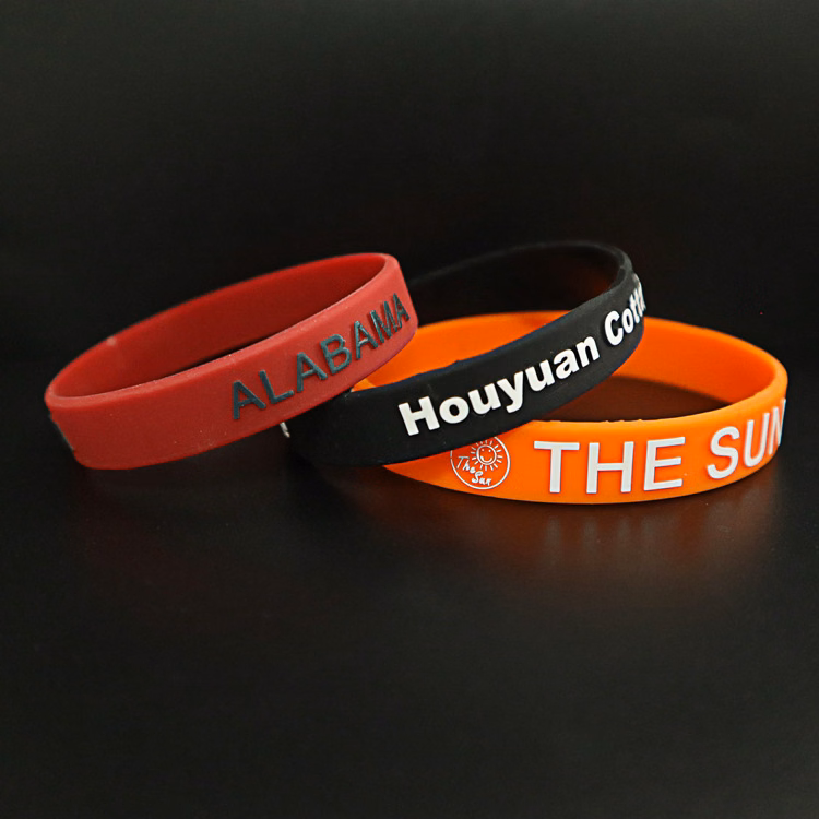 Silicon Debossed Wristbands
