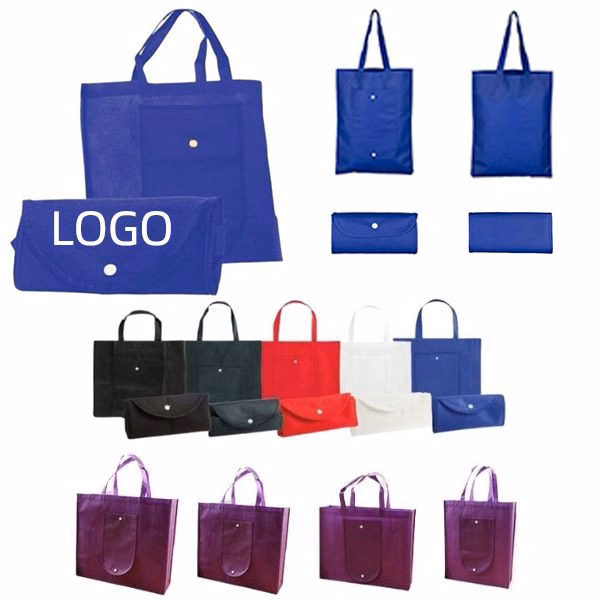 Collapsible Non-woven Tote Bag(11 13/16" W x 15 3/4" H x 3 15/16" G)