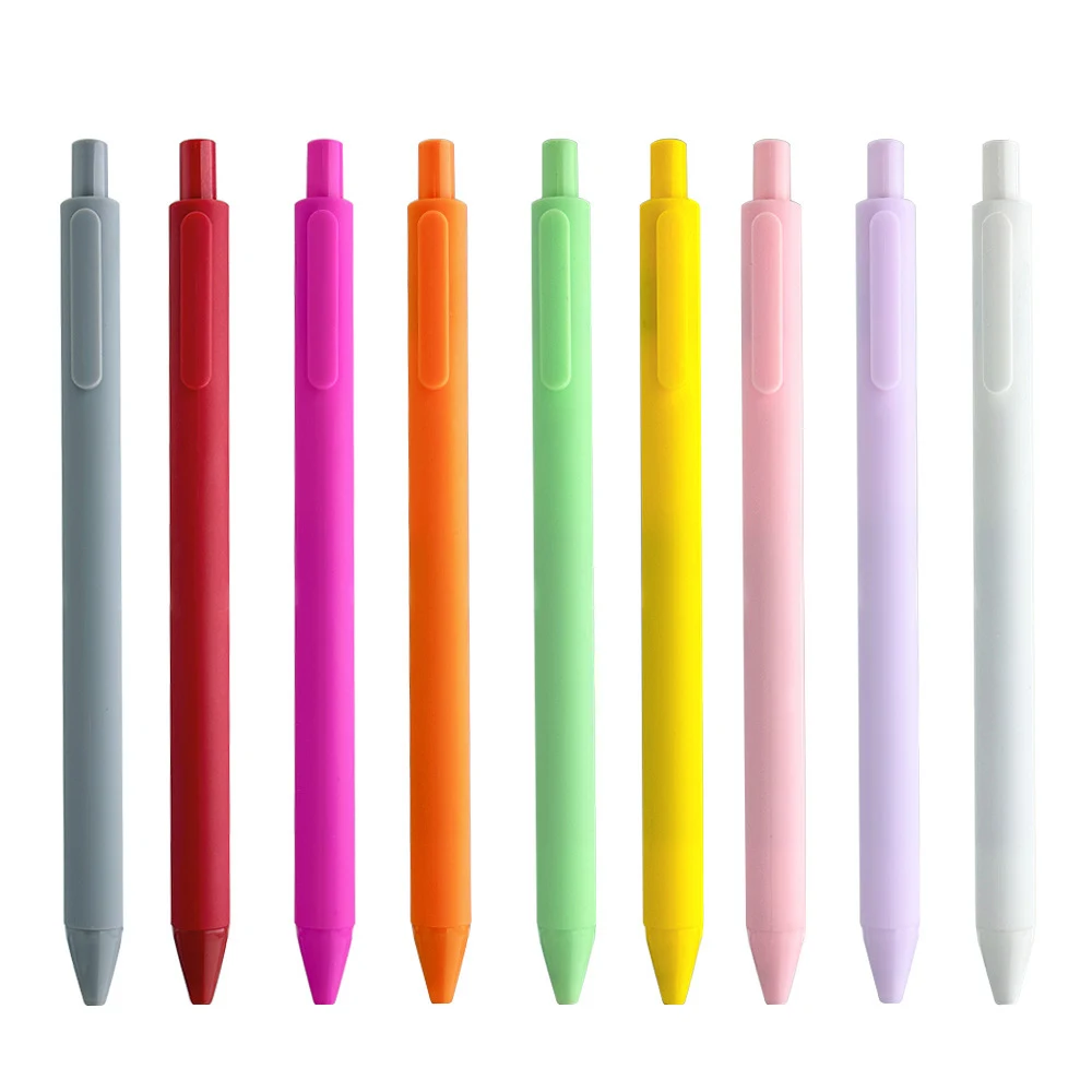 Colored Soft Touch Retractable Ballpoint Pens 1