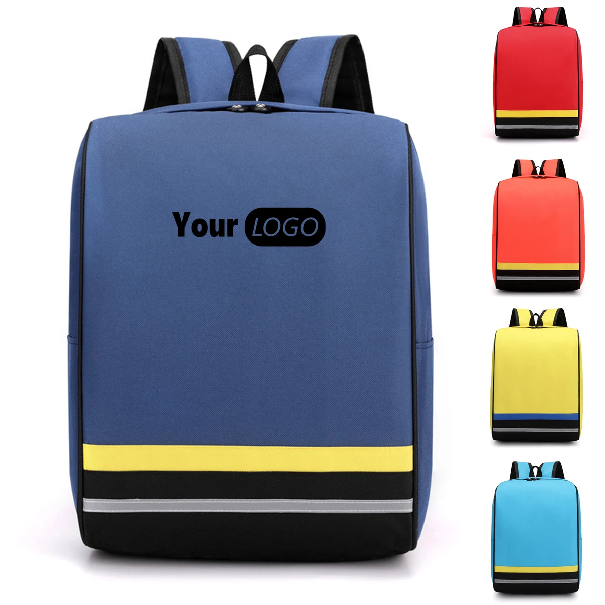 Nylon Reflective Schoolbag For Kids 1