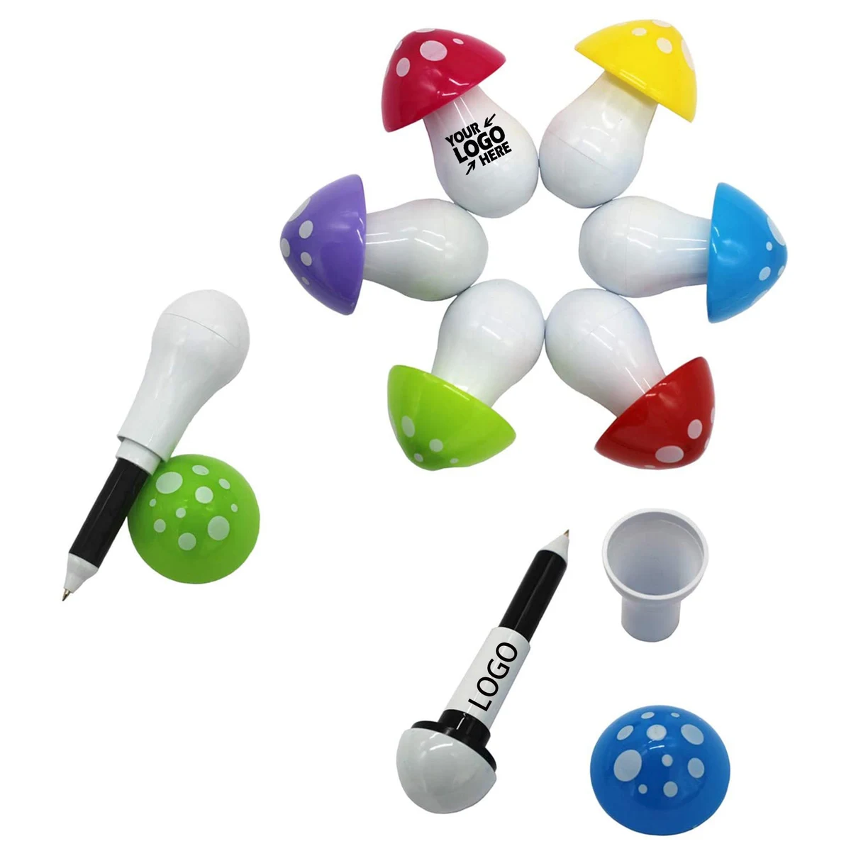 Mushroom Retractable Ballpoint Pen 1